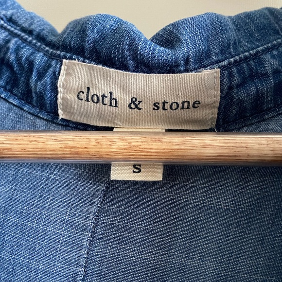 Cloth and stone denim button up - Picture 6 of 8